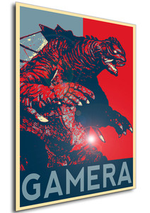 Poster - Propaganda - Kaiju - Gamera variant Poster - Propaganda - Kaiju - Gamera variant