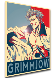 Poster Propaganda - Bleach - Grimmjow Variant 02 - PE0120 Poster Propaganda - Bleach - Grimmjow Variant 02 - PE0120