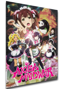 Poster Locandina Anime - Akiba Maid War - PE0154