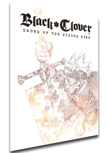 Poster Locandina Anime - Black Clover Sword of the Wizard King - PE0160 Poster Locandina Anime - Black Clover Sword of the Wizard King - PE0160