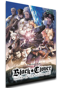 Poster Locandina Anime - Black Clover Sword of the Wizard King - Variant 01 - PE0161 Poster Locandina Anime - Black Clover Sword of the Wizard King - Variant 01 - PE0161