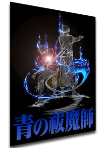 Poster Locandina Anime - Blue Exorcist - Variant 02 - PE0163