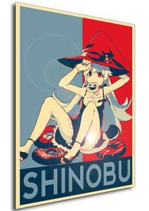 Poster - Propaganda - Monogatari Series - Shinobu Oshino variant 3 Poster - Propaganda - Monogatari Series - Shinobu Oshino variant 3