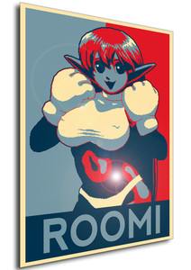 Poster - Propaganda - Pixel Art - Galaxy Fight - Roomi