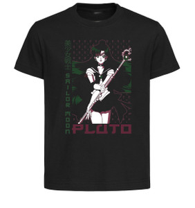 T-Shirt Unisex Black Japanese Style - Sailor Moon - Sailor Pluto PE0038 T-Shirt Unisex Black Japanese Style - Sailor Moon - Sailor Pluto PE0038