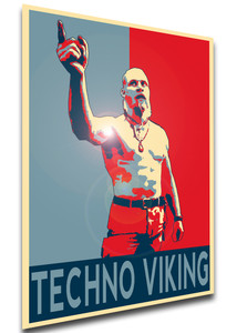 Poster - Propaganda - Meme - Techno Viking - LL3354
