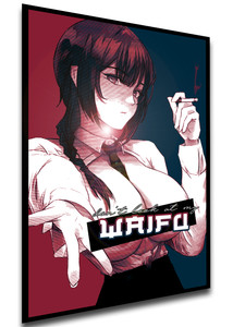 Poster Propaganda Waifu - Chainsaw Man - Makima - PE0256 Poster Propaganda Waifu - Chainsaw Man - Makima - PE0256