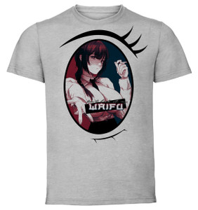 T-Shirt Grey Unisex - Propaganda Waifu - Chainsaw Man - Makima - PE0256 T-Shirt Grey Unisex - Propaganda Waifu - Chainsaw Man - Makima - PE0256