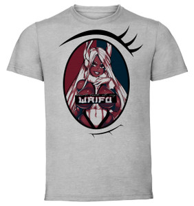 T-Shirt Grey Unisex - Propaganda Waifu - My Hero Academia - Miruko - PE0262 T-Shirt Grey Unisex - Propaganda Waifu - My Hero Academia - Miruko - PE0262