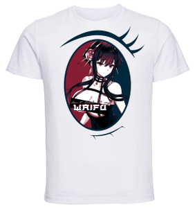 T-Shirt White Unisex - Propaganda Waifu - Spy x Family - Yor Forger - PE0258 T-Shirt White Unisex - Propaganda Waifu - Spy x Family - Yor Forger - PE0258