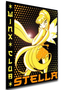 Poster Japanese Style - Winx Club - Stella - PE0265 Poster Japanese Style - Winx Club - Stella - PE0265