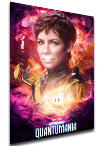 Poster Locandina - Antman Wasp Quantumania - Evangeline Lily as Hope Van Dyne - PE0298 Poster Locandina - Antman Wasp Quantumania - Evangeline Lily as Hope Van Dyne - PE0298