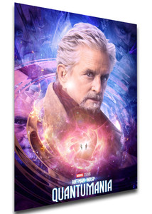 Poster Locandina - Antman Wasp Quantumania - Michael Douglas as Hank Pym - PE0300 Poster Locandina - Antman Wasp Quantumania - Michael Douglas as Hank Pym - PE0300