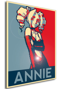 Poster - Propaganda - Pixel Art - Rage of Dragons - Annie