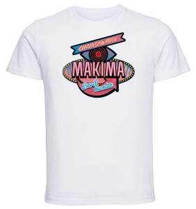 T-Shirt Unisex White - Anime Manga - Chansaw Man - Devil Hunter Makima Symbol