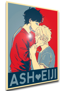 Poster Propaganda - Banana Fish - Ash Lynx Eiji Okumura - PE0330 Poster Propaganda - Banana Fish - Ash Lynx Eiji Okumura - PE0330