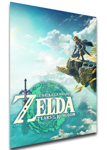 Poster Locandina Videogame - The Legend of Zelda Tears of the Kingdom SA1080