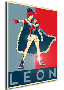 Poster - Propaganda - Pokemon - Leon
