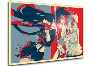Poster - Propaganda Full - Kill La Kill - Ryuuko Matoi & Satsuki Kiryuin Poster - Propaganda Full - Kill La Kill - Ryuuko Matoi & Satsuki Kiryuin