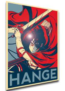Poster Propaganda - Attack on Titan - Hange Zoe - SA1102