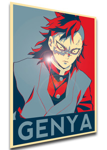 Poster Propaganda - Demon Slayer - Genya Shinazugawa - LL3423