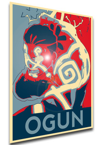 Poster Propaganda - Fire Force - Ogun Montgomery Variant - LL3417 Poster Propaganda - Fire Force - Ogun Montgomery Variant - LL3417