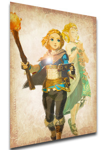 Poster Wanted - Zelda Tears of the Kingdom - Princess Variant - LL3491 Poster Wanted - Zelda Tears of the Kingdom - Princess Variant - LL3491
