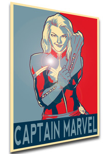 Poster Propaganda - Avengers - Captain Marvel