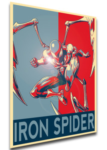 Poster Propaganda - Spider-Verse - Iron Spider