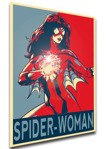 Poster Propaganda - Spider-Verse - Spider-Woman