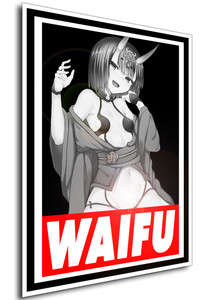 Poster - Waifu - Fate Grand Order - Shuten Douji black