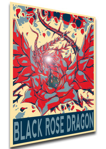 Poster Propaganda - Yu Gi Oh - Black Rose Dragon - LL3530 Poster Propaganda - Yu Gi Oh - Black Rose Dragon - LL3530