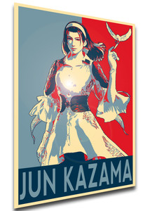 Poster Propaganda - Tekken 8 - Jun Kazama - LL3542