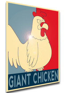 Poster Propaganda - Family Guy - Ernie the Giant Chicken - LL3621 Poster Propaganda - Family Guy - Ernie the Giant Chicken - LL3621