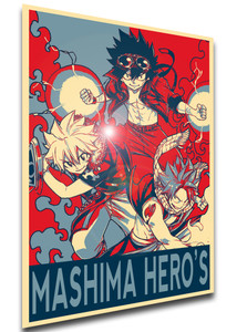 Poster Propaganda - Mashima Heros - Heros LE0010 Poster Propaganda - Mashima Heros - Heros LE0010