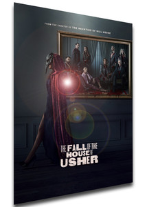 Poster Locandina Serie Tv - The fall of the house of Usher 01 - LE0016 Poster Locandina Serie Tv - The fall of the house of Usher 01 - LE0016