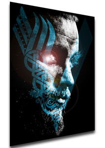 Poster Serie Tv - Vikings - Ragna Lothbrok SA1163 Poster Serie Tv - Vikings - Ragna Lothbrok SA1163