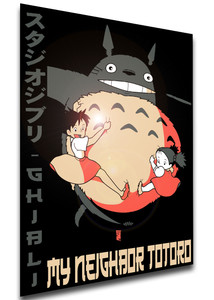 Poster Japanese Style - Ghibli - My Neighbor Totoro - LL3667 Poster Japanese Style - Ghibli - My Neighbor Totoro - LL3667