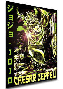 Poster Japanese Style - Jojo's Bizarre Adventures - Caesar Anthonio Zeppeli - LL3656 Poster Japanese Style - Jojo's Bizarre Adventures - Caesar Anthonio Zeppeli - LL3656