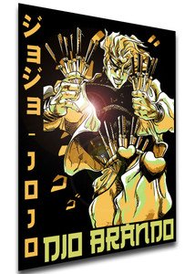 Poster Japanese Style - Jojo's Bizarre Adventures - Dio Brando - LL3647 Poster Japanese Style - Jojo's Bizarre Adventures - Dio Brando - LL3647