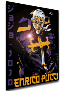 Poster Japanese Style - Jojo's Bizarre Adventures - Enrico Pucci - LL3665 Poster Japanese Style - Jojo's Bizarre Adventures - Enrico Pucci - LL3665