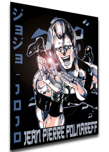 Poster Japanese Style - Jojo's Bizarre Adventures - Jean Pierre Polnareff - LL3662 Poster Japanese Style - Jojo's Bizarre Adventures - Jean Pierre Polnareff - LL3662