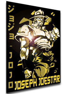 Poster Japanese Style - Jojo's Bizarre Adventures - Joseph Joestar Variant - LL3639 Poster Japanese Style - Jojo's Bizarre Adventures - Joseph Joestar Variant - LL3639