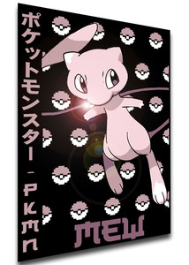 Poster Japanese Style - Pocket Monsters - Mew - LL3696