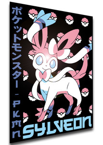 Poster Japanese Style - Pocket Monsters - Sylveon - LL3731