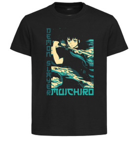 T-Shirt Unisex Black Japanese Style - Demon Slayer - Muichiro Tokito - SA1144 T-Shirt Unisex Black Japanese Style - Demon Slayer - Muichiro Tokito - SA1144