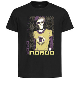 T-Shirt Unisex Black Japanese Style - Nana - Nobuo Terashima SA1124 T-Shirt Unisex Black Japanese Style - Nana - Nobuo Terashima SA1124