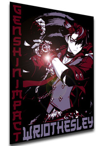 Poster Japanese Style - Genshin Impact - Wriothesley SA1202 Poster Japanese Style - Genshin Impact - Wriothesley SA1202