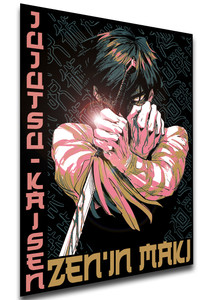 Poster Japanese Style - Jujutsu Kaisen - Maki Zen'in LL3808 Poster Japanese Style - Jujutsu Kaisen - Maki Zen'in LL3808