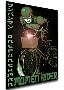 Poster Japanese Style - One Punch Mam - Mumen Rider LL3793 Poster Japanese Style - One Punch Mam - Mumen Rider LL3793